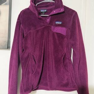 Patagonia Rich Purple Fleece Jacket